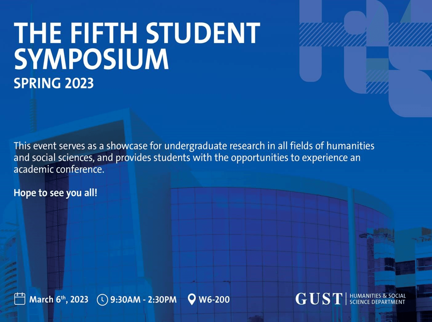 The 5th Humanities & Social Sciences Student Symposium