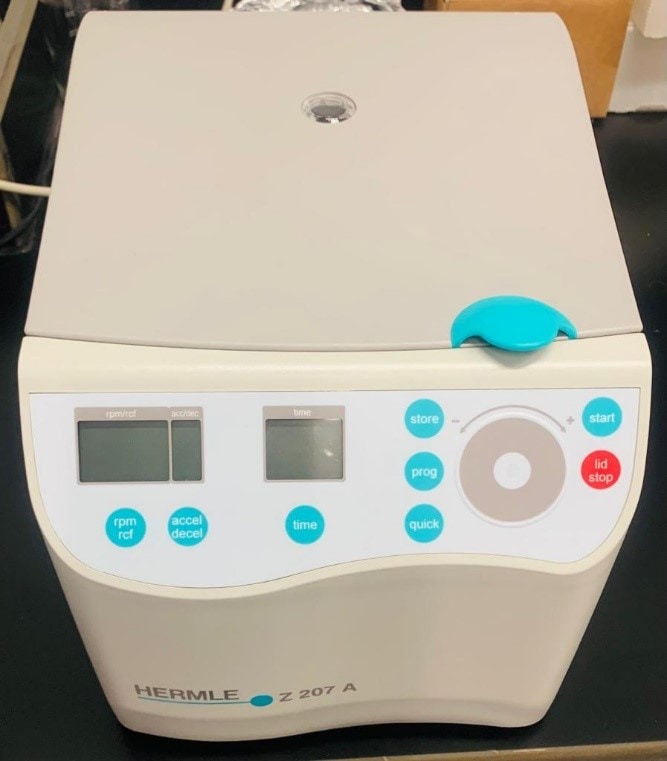 Benchtop centrifuge