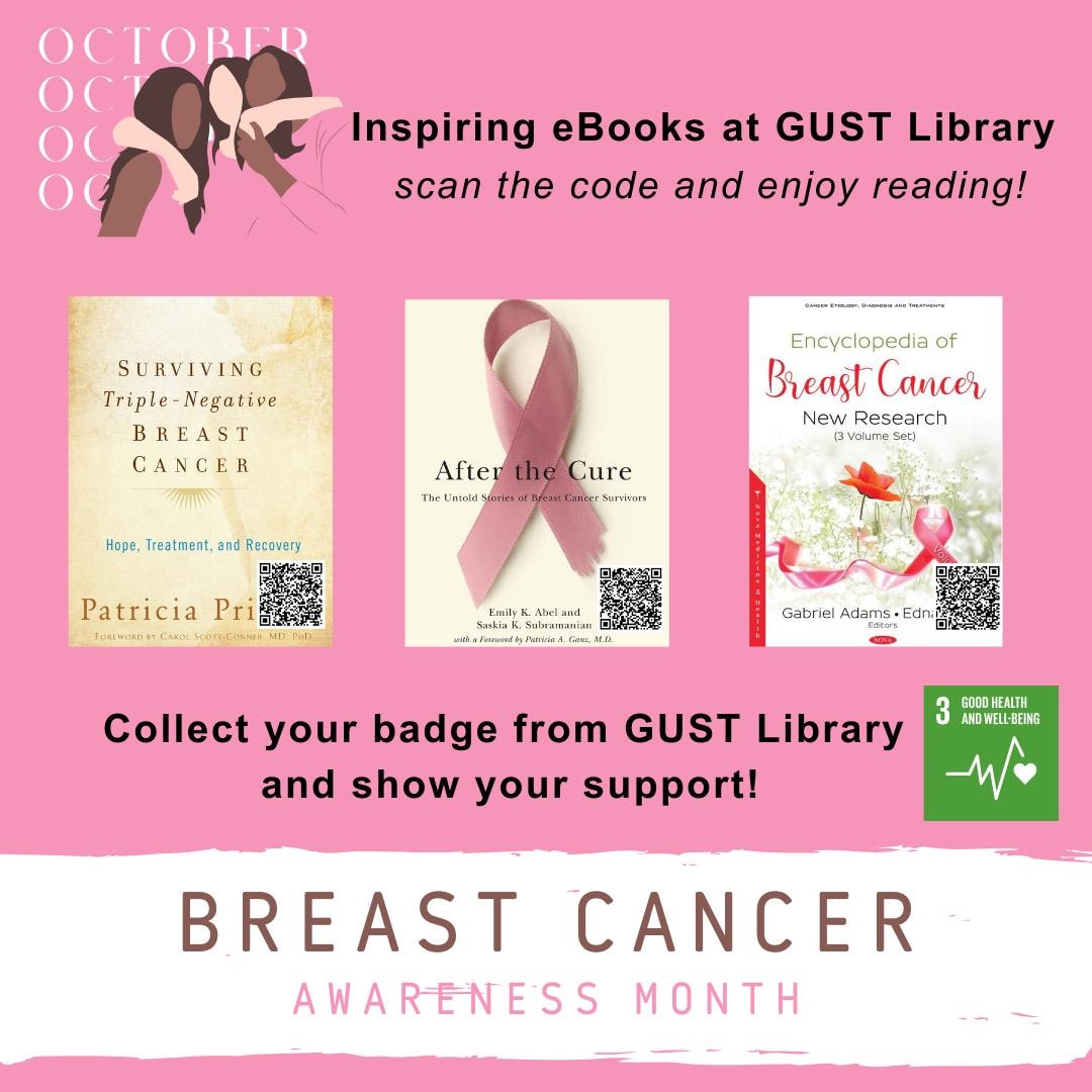 GUST Library Promotes Breast Cancer Awareness