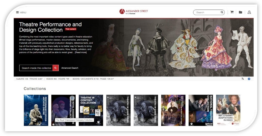 FREE TRIAL EXTENSION: Theatre, Performance & Design Collection Access